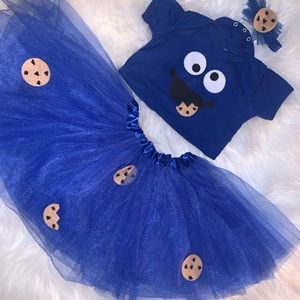 💙🍪 COOKIE MONSTER Tutu Costume 🍪💙